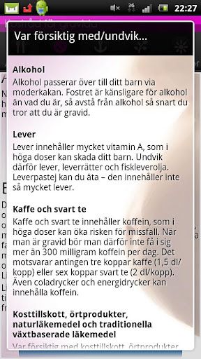 【免費健康App】Kostråd och mat för gravida-APP點子