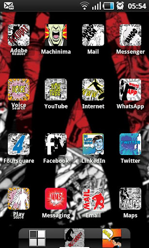 COMIC BOOK HD ADW Theme