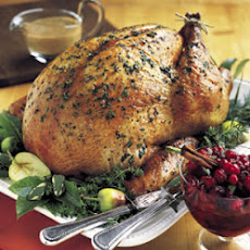 Herb-Roasted Turkey with Apple Cider Gravy