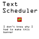 Text Scheduler mobile app icon