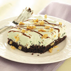 Mint Sundae Brownie Squares Recipe