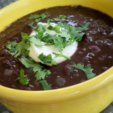 Lone Star Steakhouse Black Bean Soup