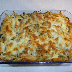 Zucchini, Sausage, and Feta Casserole