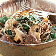 Sweet Potato Noodles (Japchae)