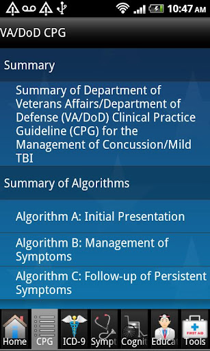 【免費健康App】mTBI Pocket Guide-APP點子