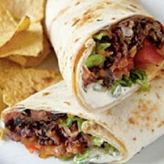 Brown Rice Black Bean Burrito