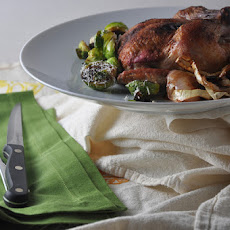 Roasted Cornish Hens with Sumac-Ginger Butter