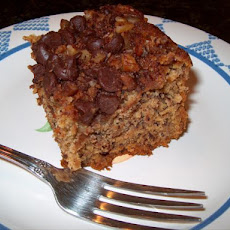 Danish banana cake