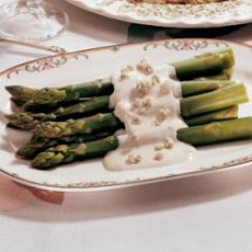 Asparagus with Blue Cheese Sauce