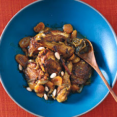 Chicken Tagine with Apricots and Almonds