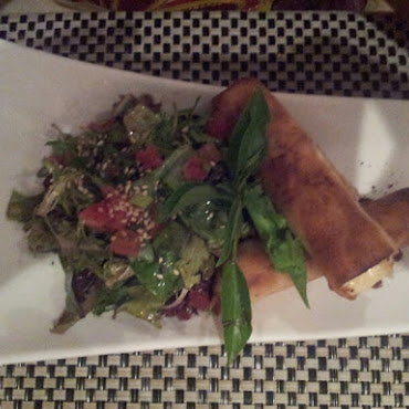 croustillant de chèvre chaud
