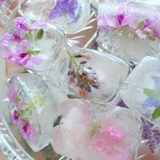 Fresh Flower/Herb Blossom Ice Cubes for Summertime Entertaining