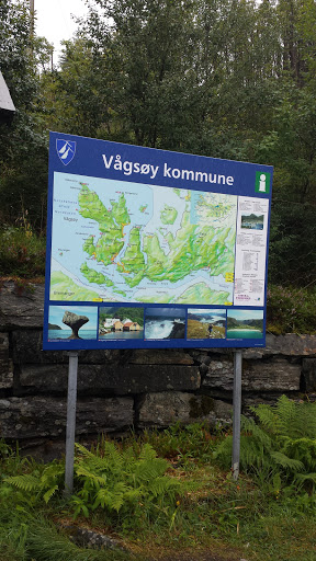 Infoskilt Vågsøy Kommune