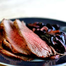 Marinated Tri-Tip Roast with Mushrooms and Garlic