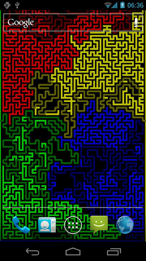 Colour Maze Live Wallpaper