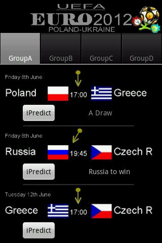 Euro 2012 Group Matches
