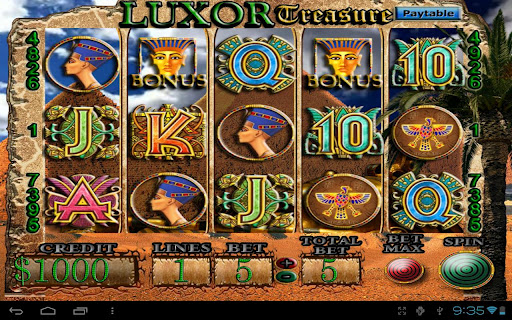 LUXOR Treasure Slot Machine