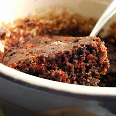 5-Minute Wacky Vegan Microwave Chocolate Cake for One