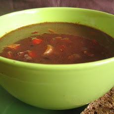 Spicy Black Bean Soup (Slow Cooker)