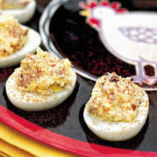 Barbecue Deviled Eggs