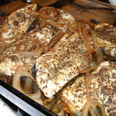 Baked Chicken w/ light sauce