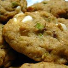 Pistachio White Chocolate Chip Cookies
