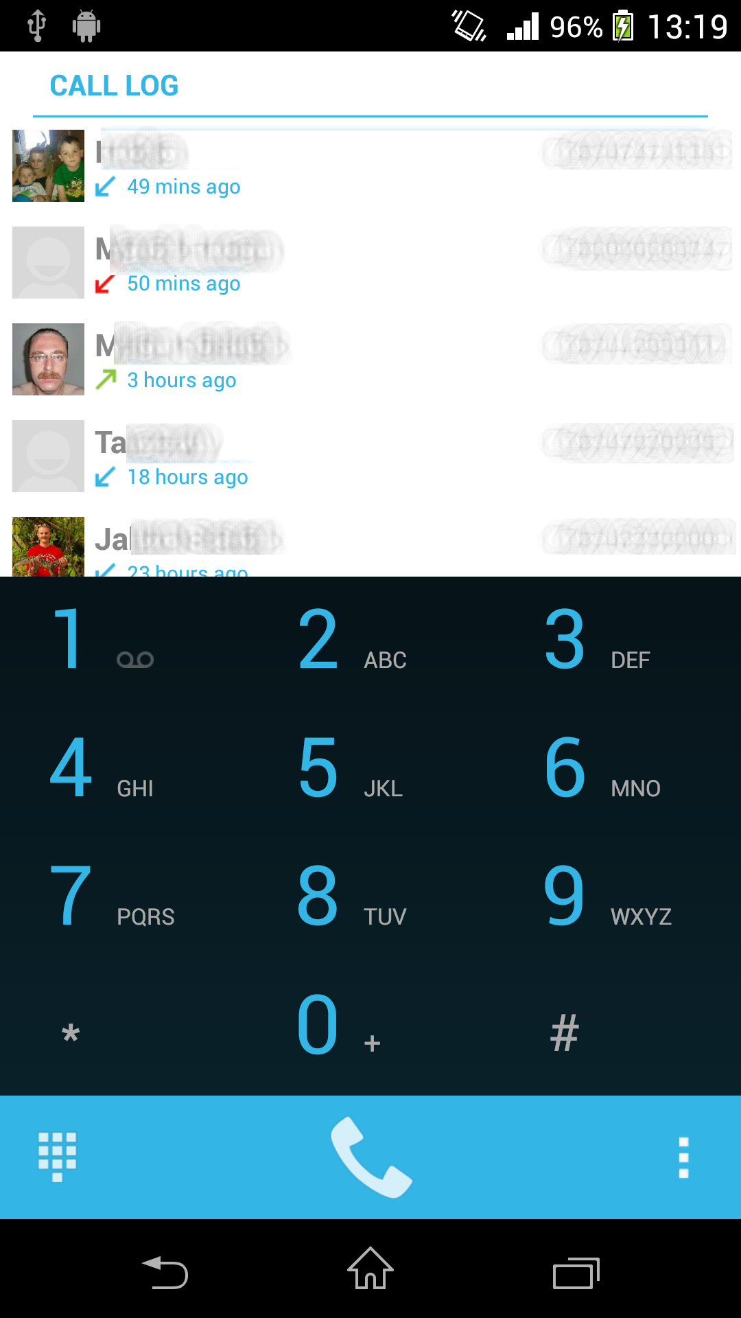 Android application KitKat Dialer DONATION screenshort