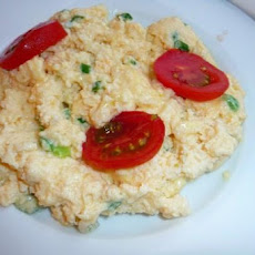 Perfect Microwaved Scrambled Eggs and Cheese for One.