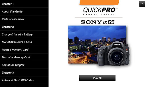 Guide to Sony a65