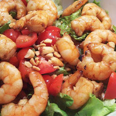 Broiled Shrimp With Honey-Sesame Sauce