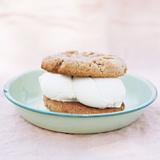 Peanut Butter Cookie Ice Cream Sandwiches