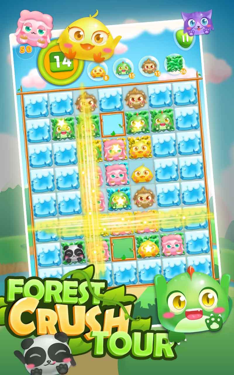 Android application Forest Crush Tour screenshort
