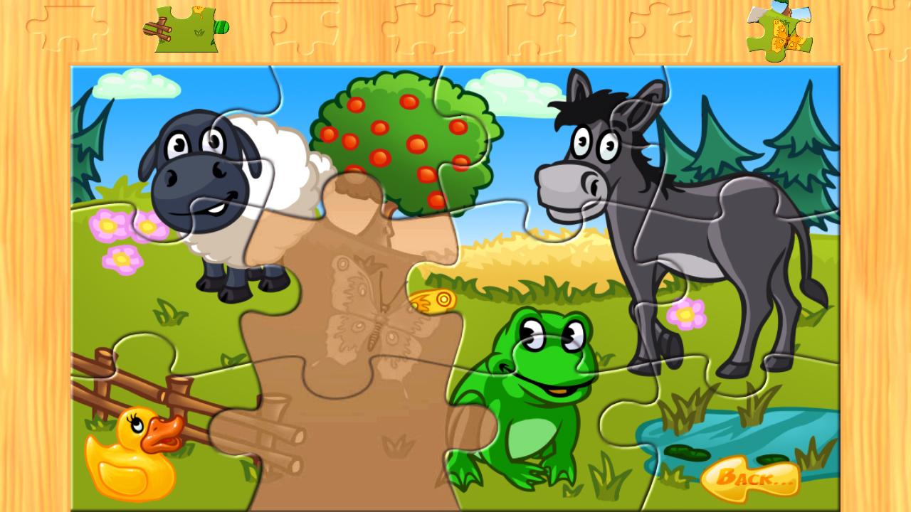 Android application Amazing Animal Farm Puzzle screenshort