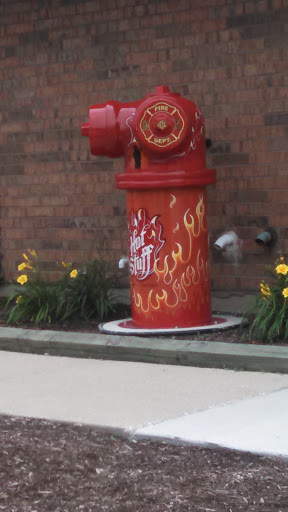 Flaming Fire Hydrant