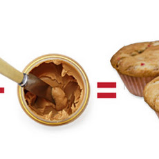 Super Easy PB&J Muffins