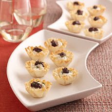 Goat Cheese-and-Olive Mini Tarts