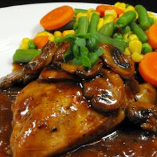 One Dish Bourbon Chicken