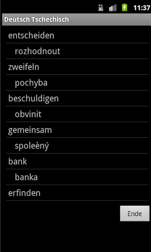 【免費旅遊App】German Czech Dictionary-APP點子