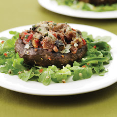 Italian Stuffed Portobello Salad