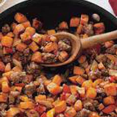 Sweet-Potato and Sausage Hash