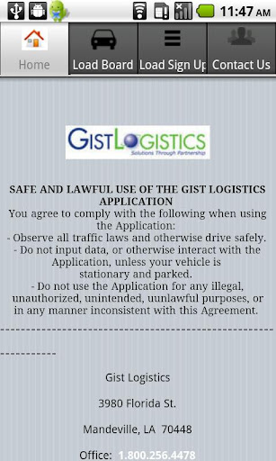 Gist Logistics Freight Finder