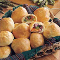 Asparagus Ham Rolls (bread)
