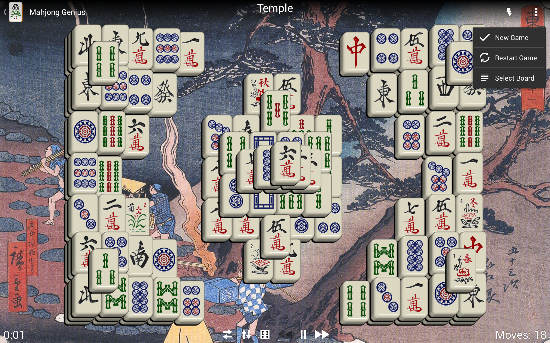 Android application Mahjong Genius screenshort