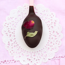 Chocolate and Roses Truffle Spoons