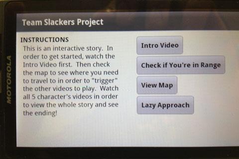 Team Slackers Mobile App