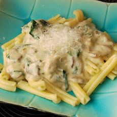 Spinach and Mushroom Alfredo Sauce