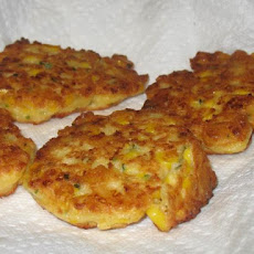 Cheesy Corn Fritters