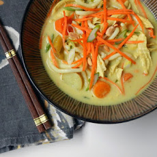 Massaman-inspired Chicken Noodle Soup
