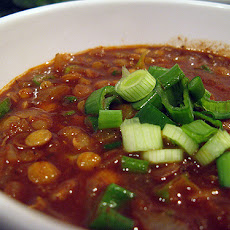 Sweet and Spicy Lentil Chili