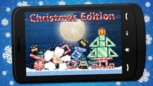 pandas-vs-ninjas-christmas for android screenshot